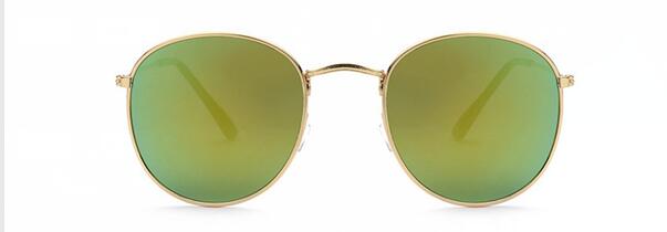 Hindfield Black Hot Rays Round Sunglasses Women Brand Designer Sun Glasses for Men 2017 Mirror UV400 Oculos De Sol Masculino
