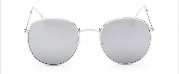 Hindfield Black Hot Rays Round Sunglasses Women Brand Designer Sun Glasses for Men 2017 Mirror UV400 Oculos De Sol Masculino