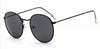 Hindfield Black Hot Rays Round Sunglasses Women Brand Designer Sun Glasses for Men 2017 Mirror UV400 Oculos De Sol Masculino