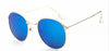 Hindfield Black Hot Rays Round Sunglasses Women Brand Designer Sun Glasses for Men 2017 Mirror UV400 Oculos De Sol Masculino