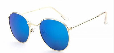 Hindfield Black Hot Rays Round Sunglasses Women Brand Designer Sun Glasses for Men 2017 Mirror UV400 Oculos De Sol Masculino