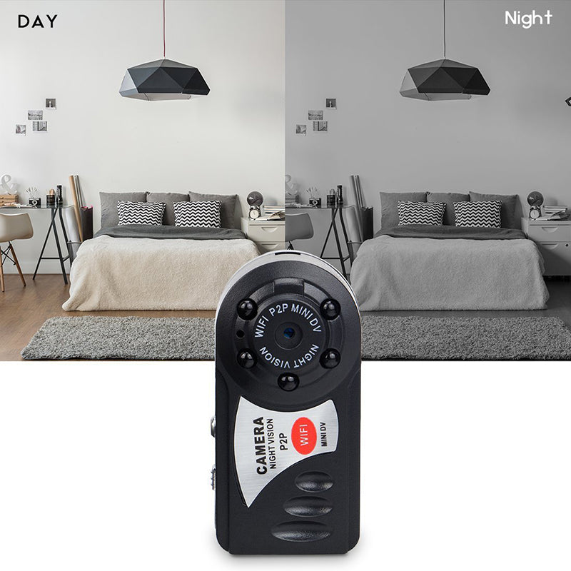 Q7 Mini Wifi DVR Wireless IP Camcorder Video Player Camera Infrared Night Vision Camera Motion Detection Built-in Microphone