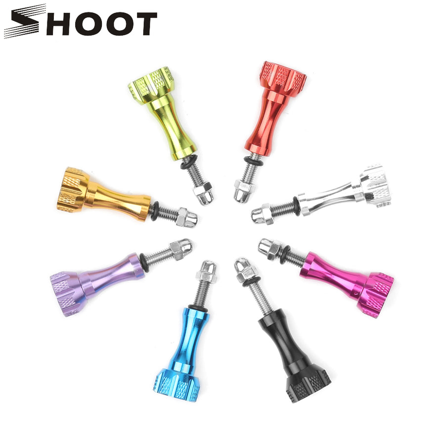 SHOOT Metal Thumb Knob Bolt Nut Screw Mount for GoPro Hero 6 5 4 Xiaomi Yi 4K SJCAM SJ4000 H9 Action Camera Go Pro Accessories