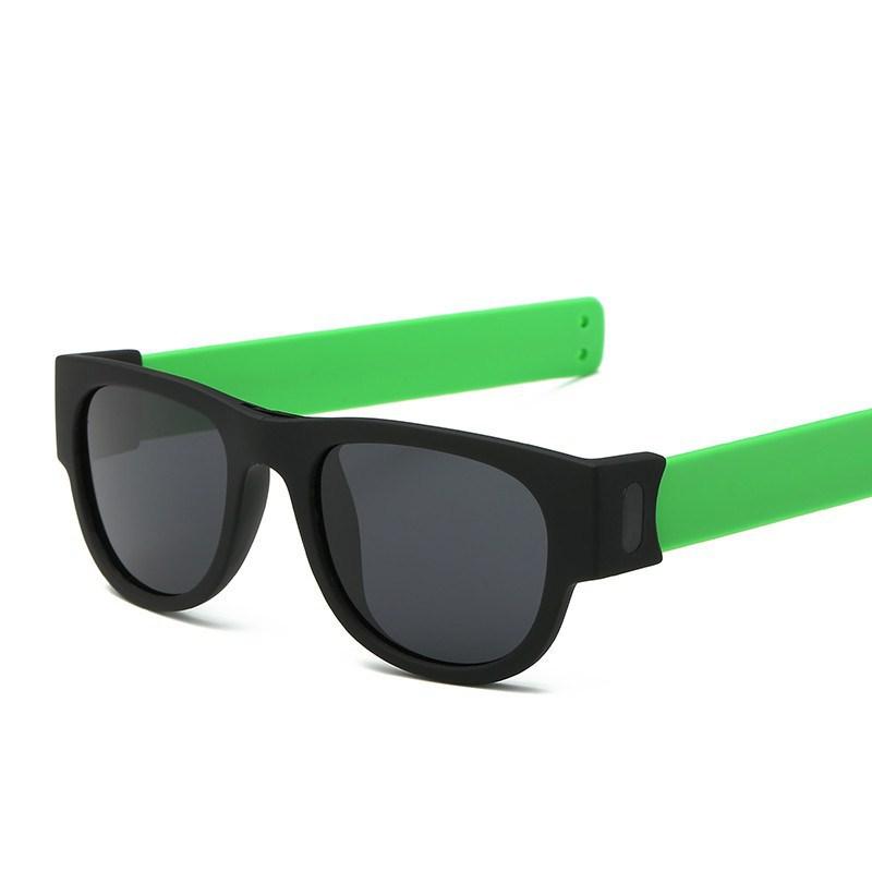 [Men Women Sunglasses Wristband Slappable Polarized Hiking Eyewear Oculos De Sol Masculino Snap Bracelet Glasses] Camera bag