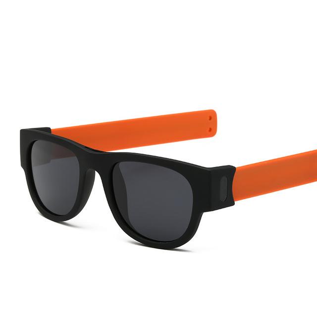 [Men Women Sunglasses Wristband Slappable Polarized Hiking Eyewear Oculos De Sol Masculino Snap Bracelet Glasses] Camera bag