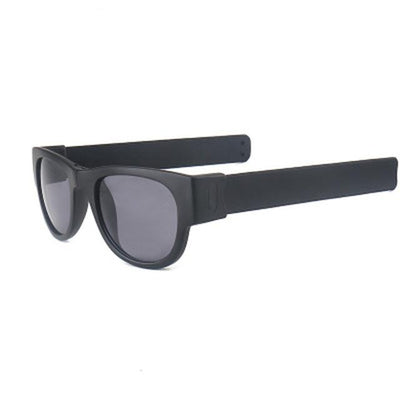 [Men Women Sunglasses Wristband Slappable Polarized Hiking Eyewear Oculos De Sol Masculino Snap Bracelet Glasses] Camera bag