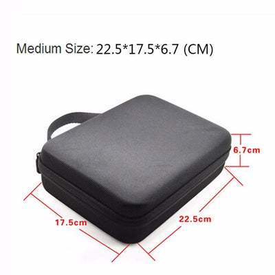 ANJIRUI Waterproof Storage Carrying Bag Travel Case for GoPro Hero Sessions 4/4/3+/3/2/1/XiaomiYi Action Camera Case Accessories