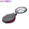 Mini Pocket 6X 58mm Folding Jewelry Magnifier Magnifying Eye Loupe Glass Lens