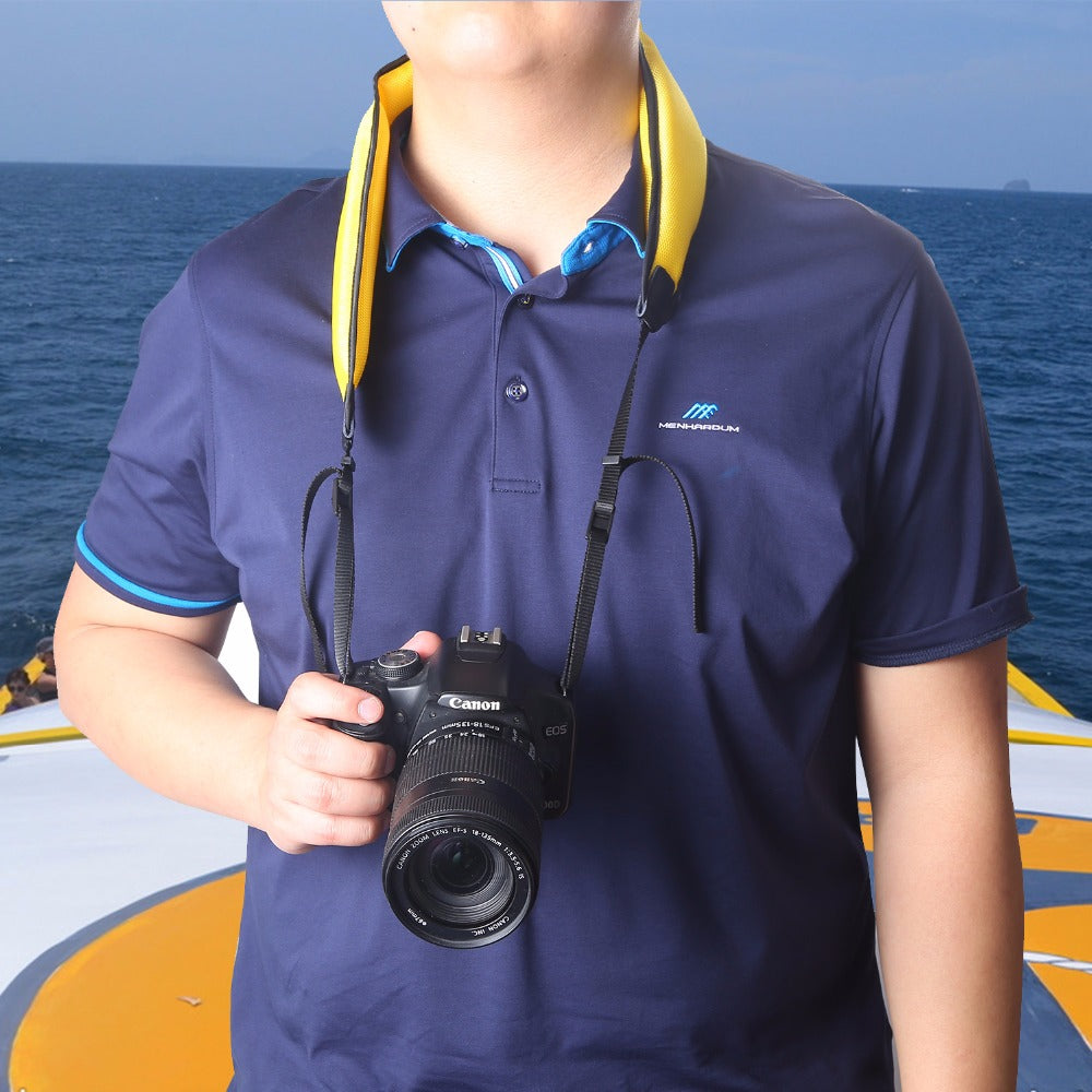Yellow Floating Strap for Waterproof Camera / Binocular Diving Floating Foam Strap Underwater Photography