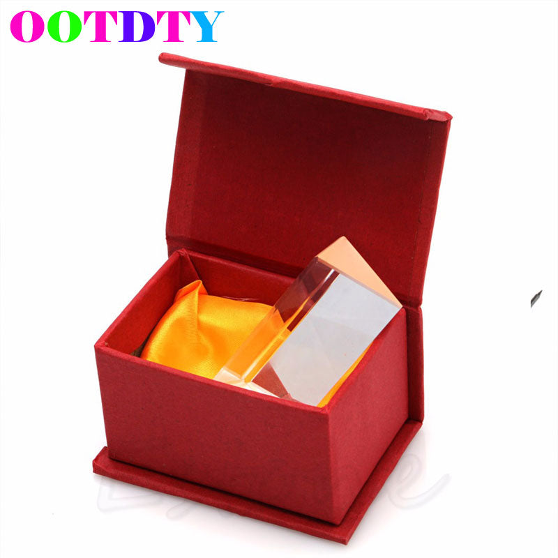 5cm Triangular Prisms Teaching Optical Glass Triple Physics Light Spectrum MAR31_25