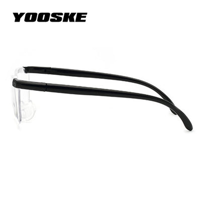YOOSKE Big Vision 250% Reading Glasses Men Women Frameless magnifying 1.6 times +250 Degrees Magnifies Glasses Presbyopic