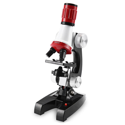 Kids Plastic 450X 1200X Zoom Biological Science Microscope Refined Scientific Instrument Educational Toy Useful Microscope