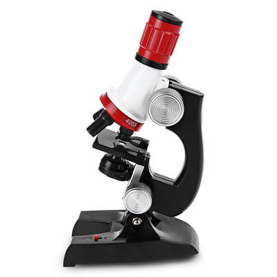 Kids Plastic 450X 1200X Zoom Biological Science Microscope Refined Scientific Instrument Educational Toy Useful Microscope