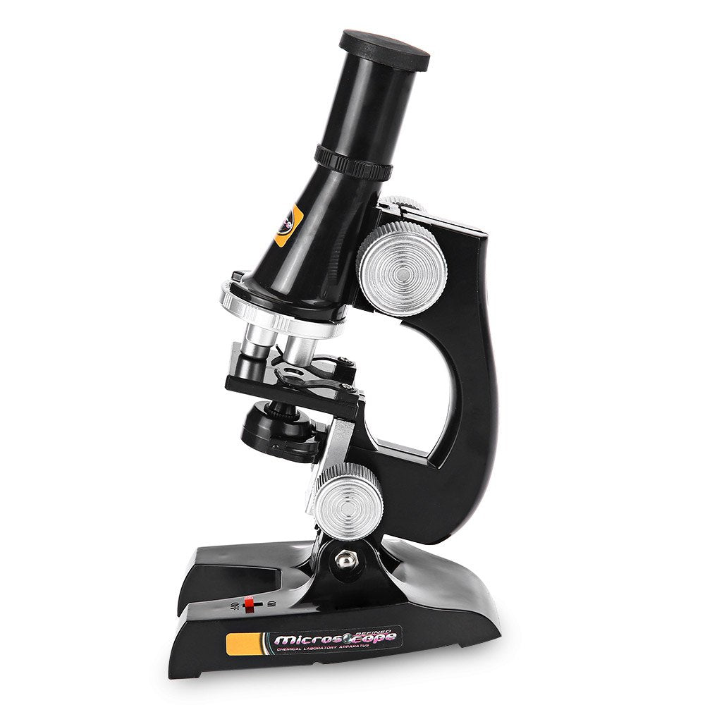 Kids Plastic 450X 1200X Zoom Biological Science Microscope Refined Scientific Instrument Educational Toy Useful Microscope