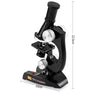 Kids Plastic 450X 1200X Zoom Biological Science Microscope Refined Scientific Instrument Educational Toy Useful Microscope