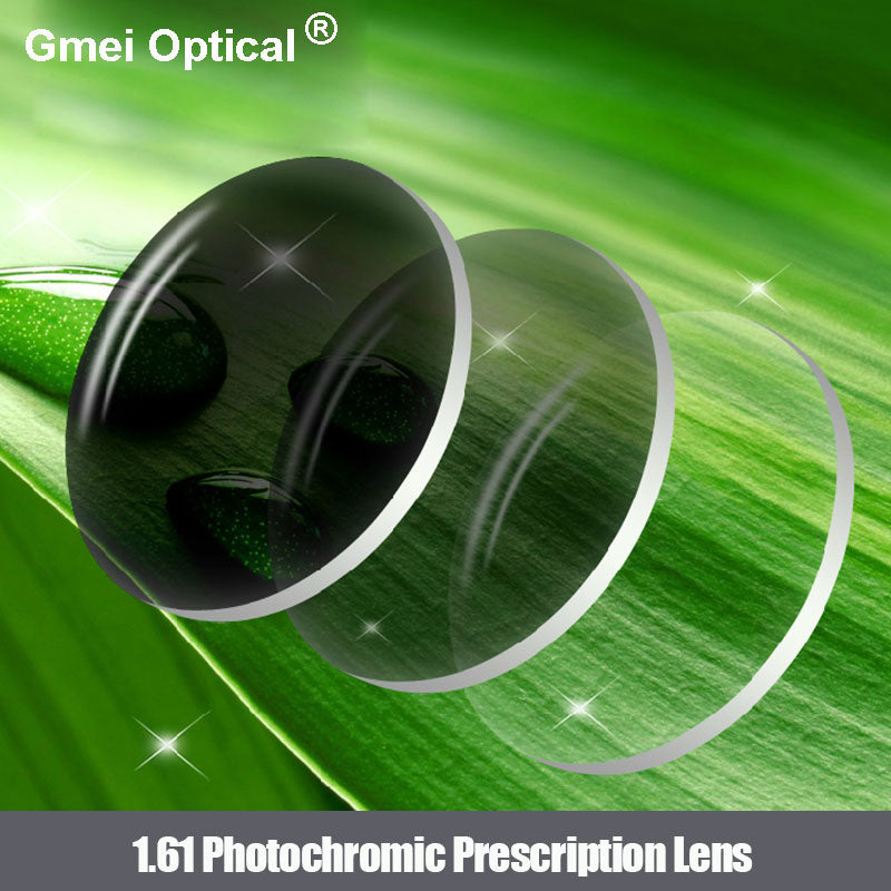 1.61 Photochromic Single Vision Prescription Optical Spectacles Lenses with Fast Color Change Performance