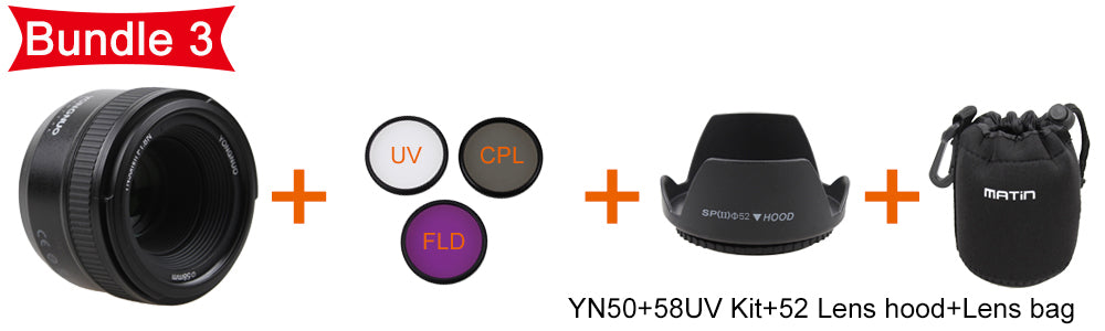 YONGNUO YN50MM F1.8 Large Aperture Auto Focus Lens YN 50MM for Nikon f1.8 50mm Camera Lenses  d7000 d90 d5200 d7200 d750 d610