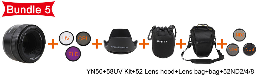 YONGNUO YN50MM F1.8 Large Aperture Auto Focus Lens YN 50MM for Nikon f1.8 50mm Camera Lenses  d7000 d90 d5200 d7200 d750 d610