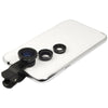 JETTING Fish eye 3 in 1 mobile phone chip lenses fisheye wide angle macro camera for iphone 6 5s/5 And All Other Smart Phones