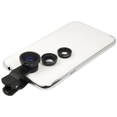 JETTING Fish eye 3 in 1 mobile phone chip lenses fisheye wide angle macro camera for iphone 6 5s/5 And All Other Smart Phones