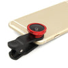 JETTING Fish eye 3 in 1 mobile phone chip lenses fisheye wide angle macro camera for iphone 6 5s/5 And All Other Smart Phones