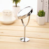 Metal Mirror Make-up Mirror Dresser Desktop Rotation Mirror 1: 2 zoom function Free Shipping