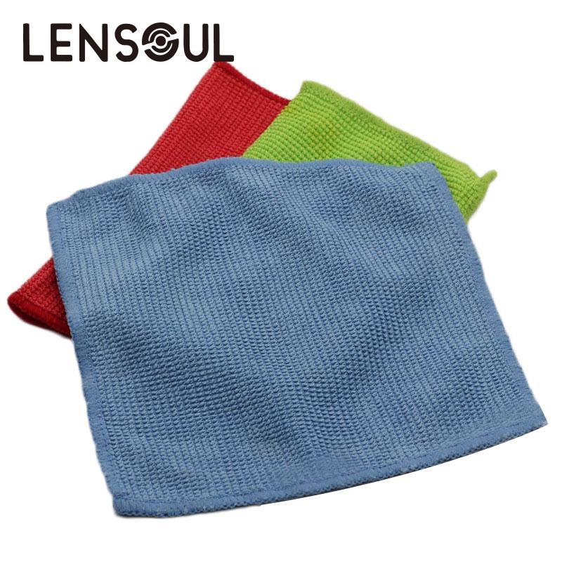 lensoul   5pc Cleaning Cloth Screen Glass Lens Cleaner for Canon Nikon DSLR Camera Camcoder
