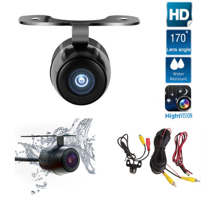 Car Rear View Camera Auto Parking System HD Night Vision 170 Degree Wide Angle Waterproof Butterfly Backup Camera Accessories