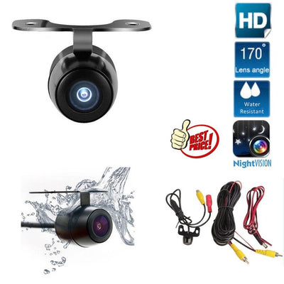 Car Rear View Camera Auto Parking System HD Night Vision 170 Degree Wide Angle Waterproof Butterfly Backup Camera Accessories