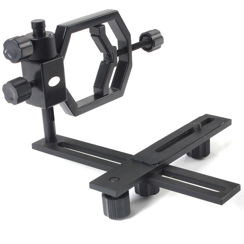 Universal Digital Camera Cell Phone Bracket Stand Mount Holder Metal Spotting Scopes Telescope Monocular/Binoculars Adapter
