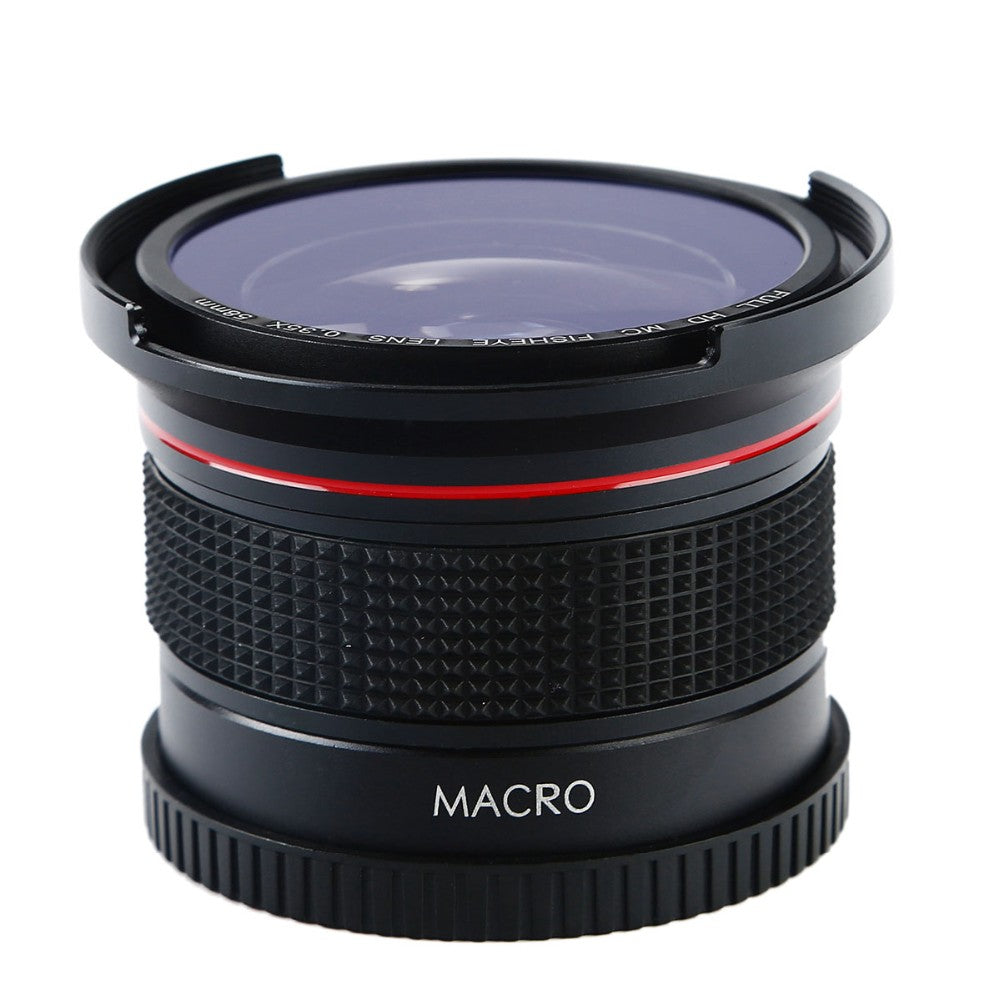 K&F CONCEPT 52mm 0.35x Fisheye Lens Wide Angle Macro Panoramic Lenses For Canon 600d 550d Nikon D3300 Penta Sony SLR DSLR Camera